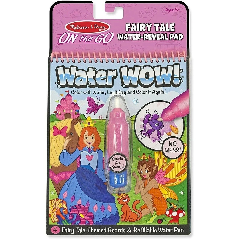 Melissa & Doug On the Go Water Wow! Reusable Water-Reveal Pad - Fairy Tale